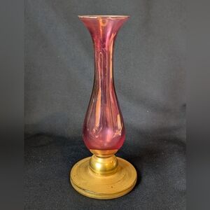 Cranberry Glass Vase